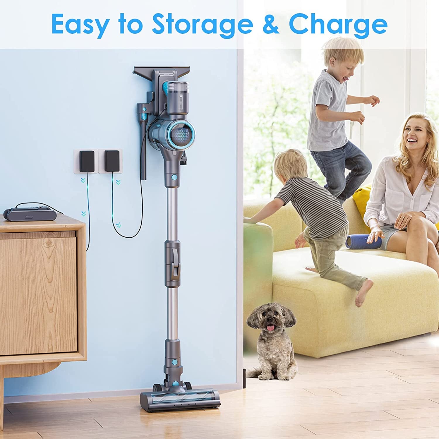 Cordless Stick Vacuum Cleaner 500W