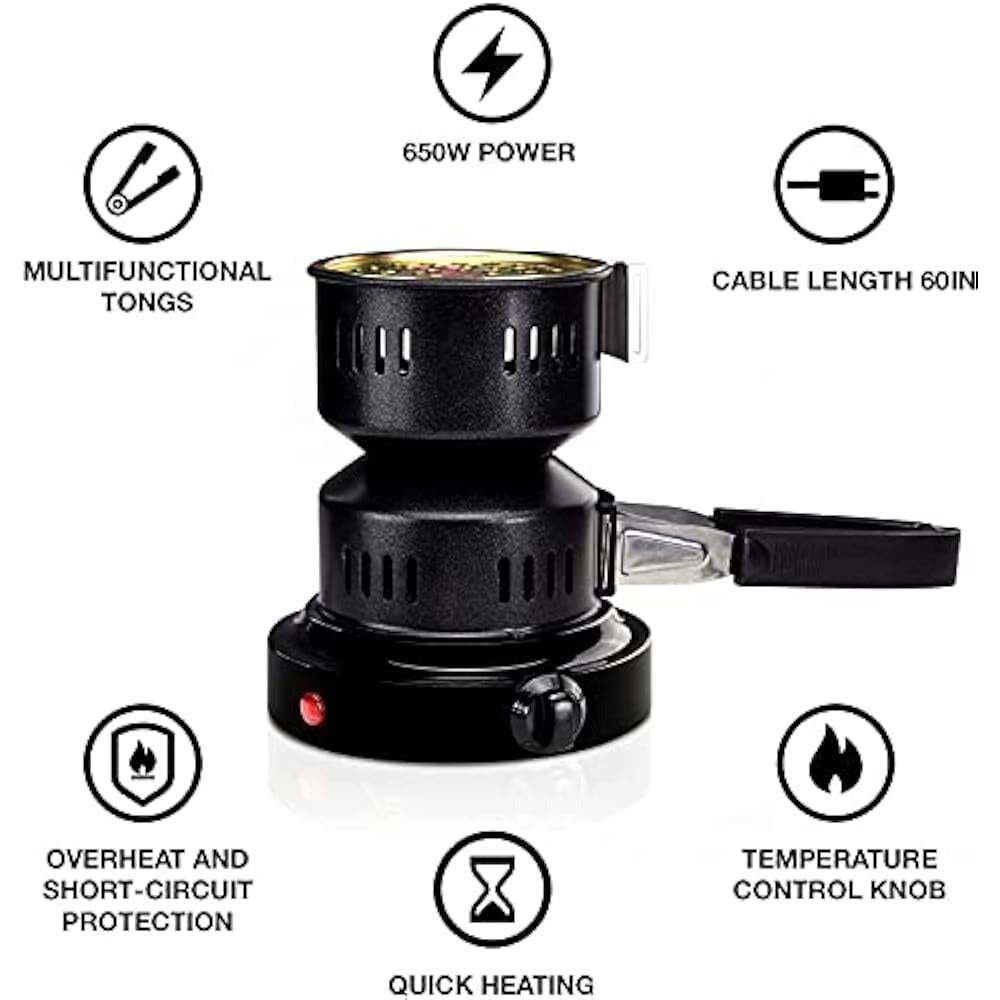Electric Charcoal Burner 650W in Saudia Arabia