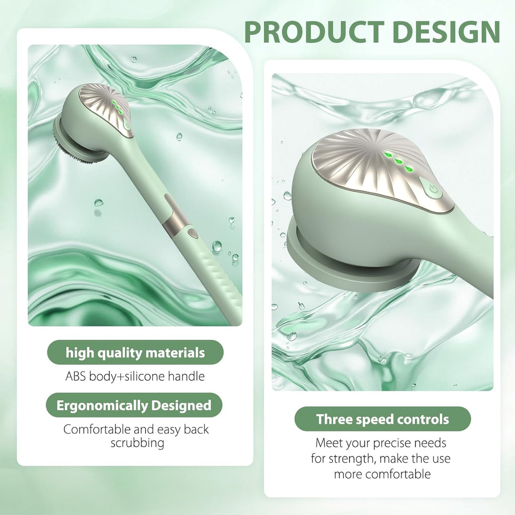 Electric Bath Brush with 6 Interchangeable Heads in Saudi Arabia