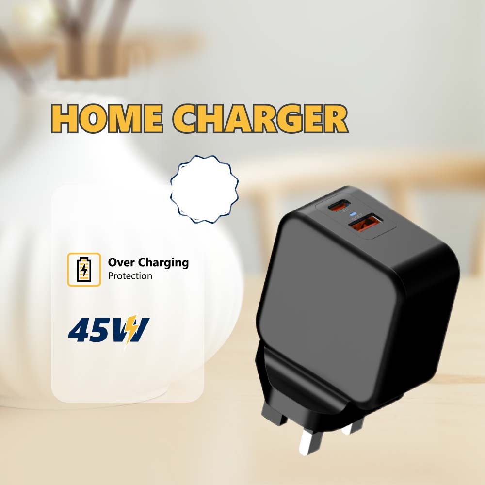 45W Fast Charging Home Wall Charger