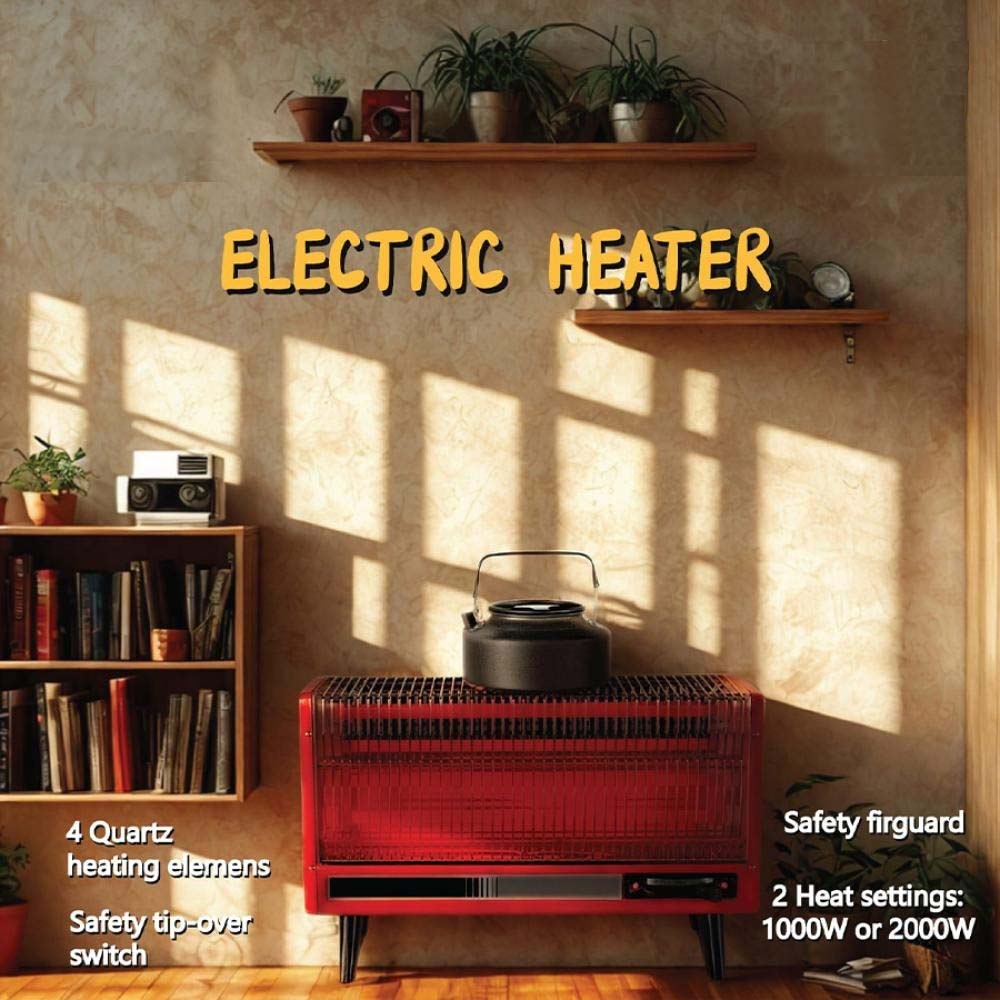 Electric Space Heater with Adjustable Thermostat in Saudi Arabia