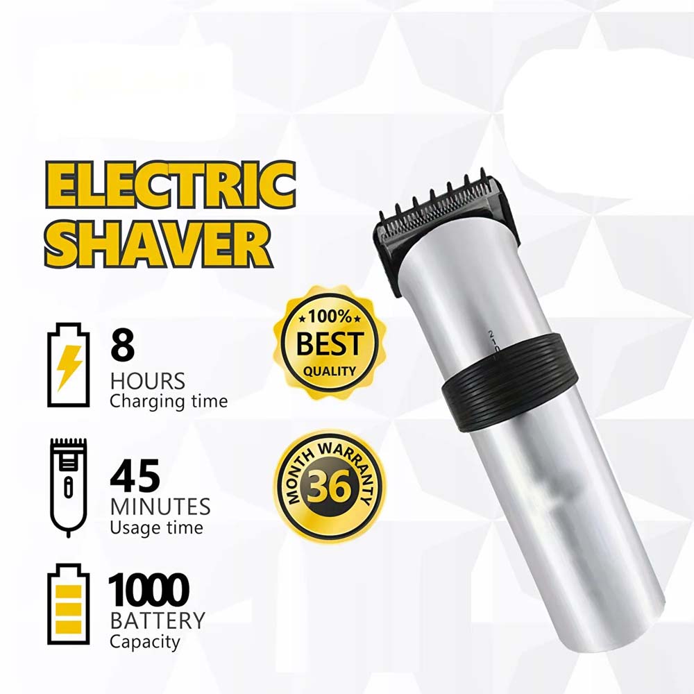 Electric Shaver with 1000mAh Rechargeable Battery