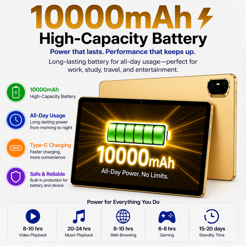 M-42 10.1-Inch IPS Tablet with 8GB RAM