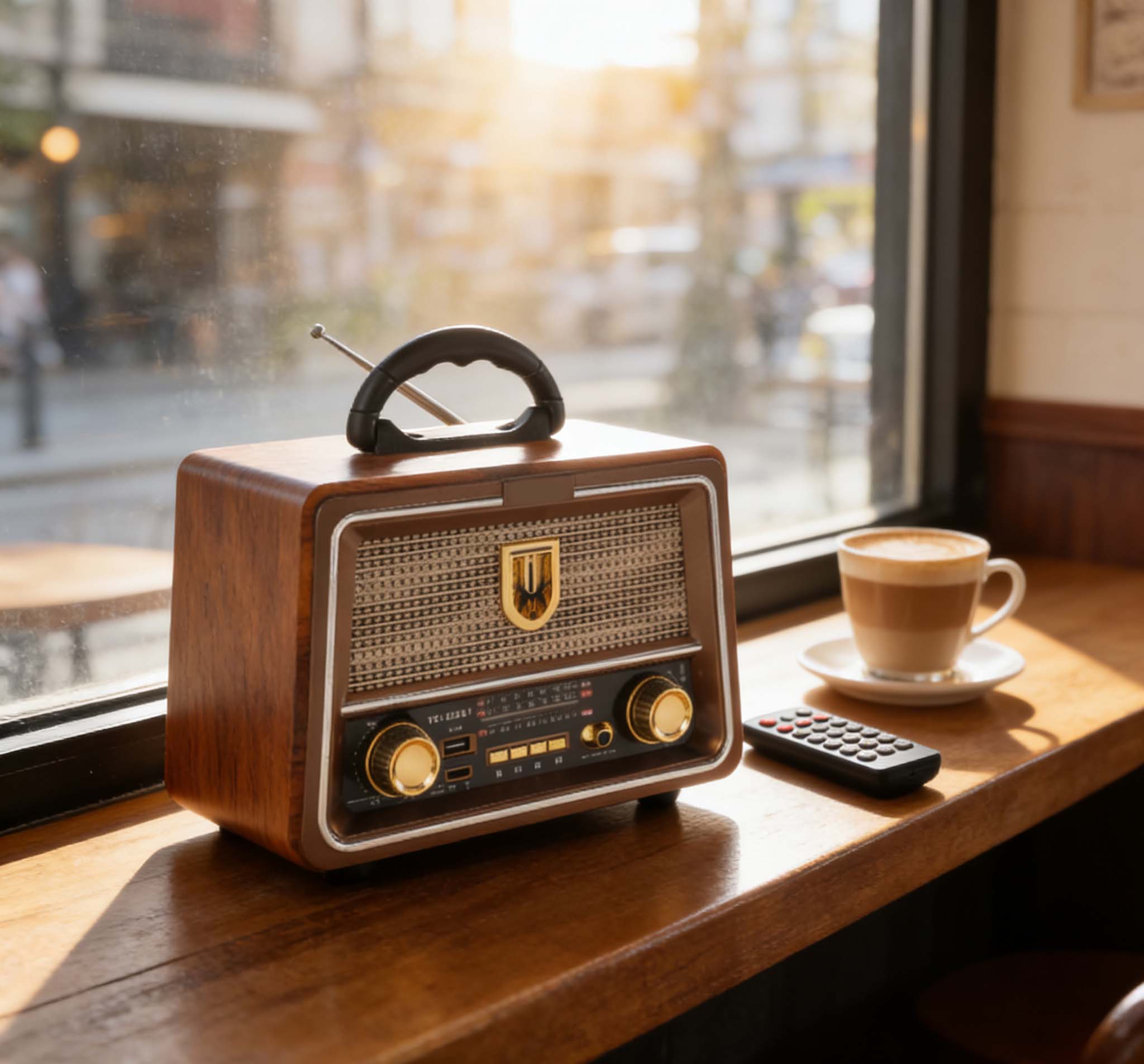 Retro Portable HiFi Bluetooth Radio | ShopSaudiNow