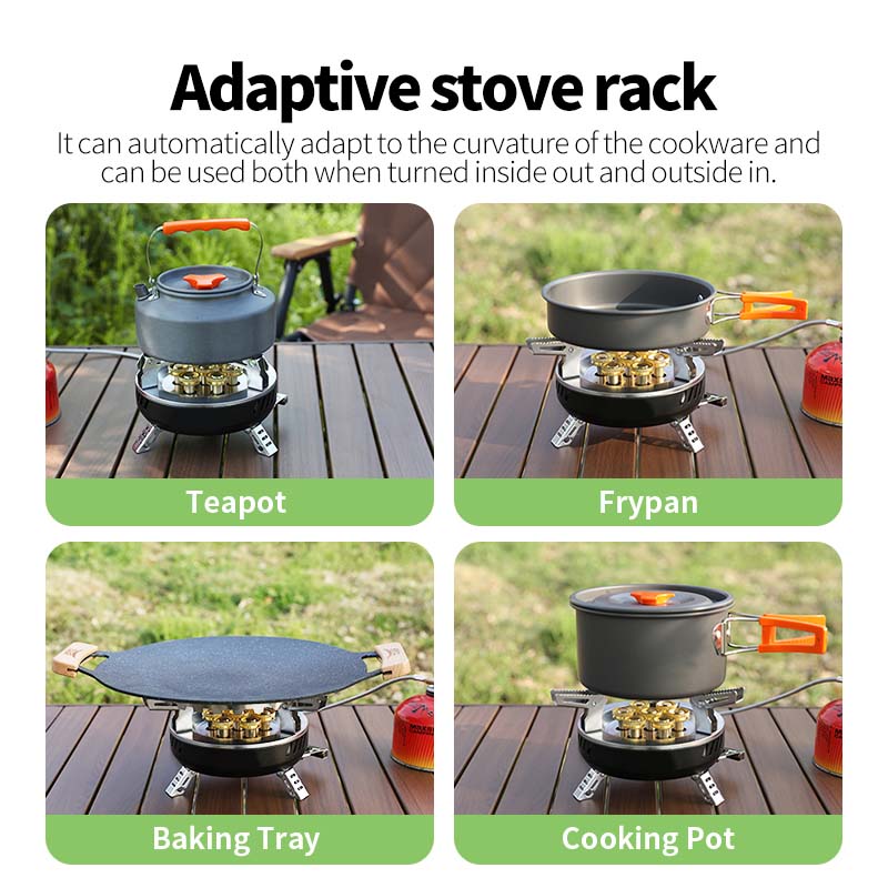 Portable Three-Core LPG Gas Stove | Saudi Arabia