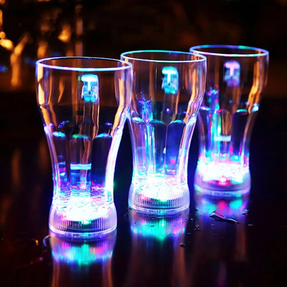 Acrylic LED Flashing Color Changing Glass