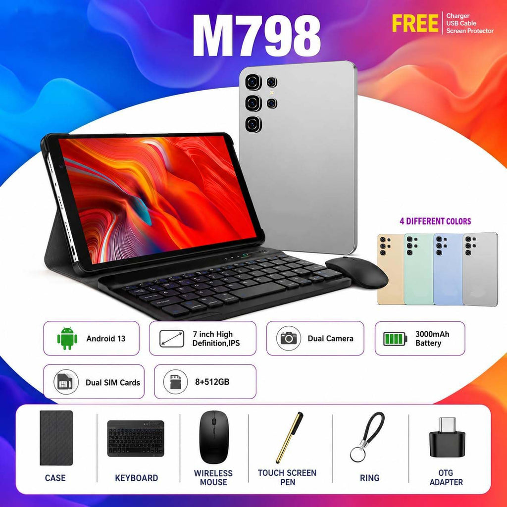 M-798 7-Inch HD Tablet, 8GB RAM