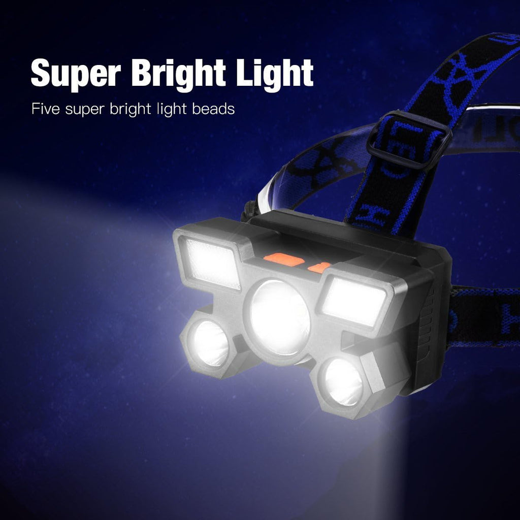 USB Rechargeable LED Headlamp Waterproof Headlight Torch