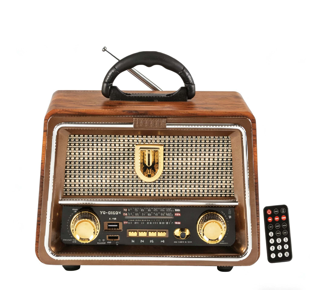 Retro Portable HiFi Bluetooth Radio | ShopSaudiNow