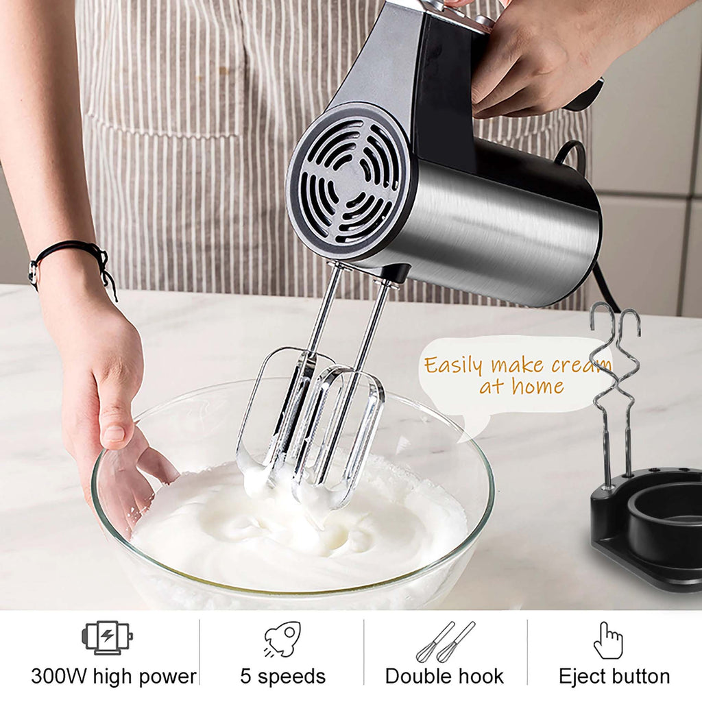200W Electric Hand Mixer with 5 Speed Settings in Saudi Arabia