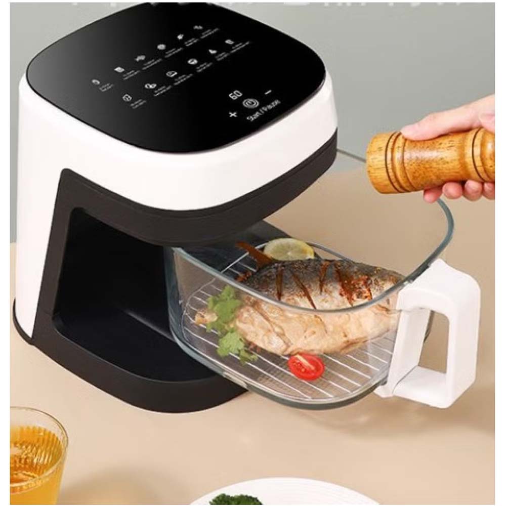 6L Glass Air Fryer with Touch Control Panel in Saudi Arabia | ShopSaudiNow