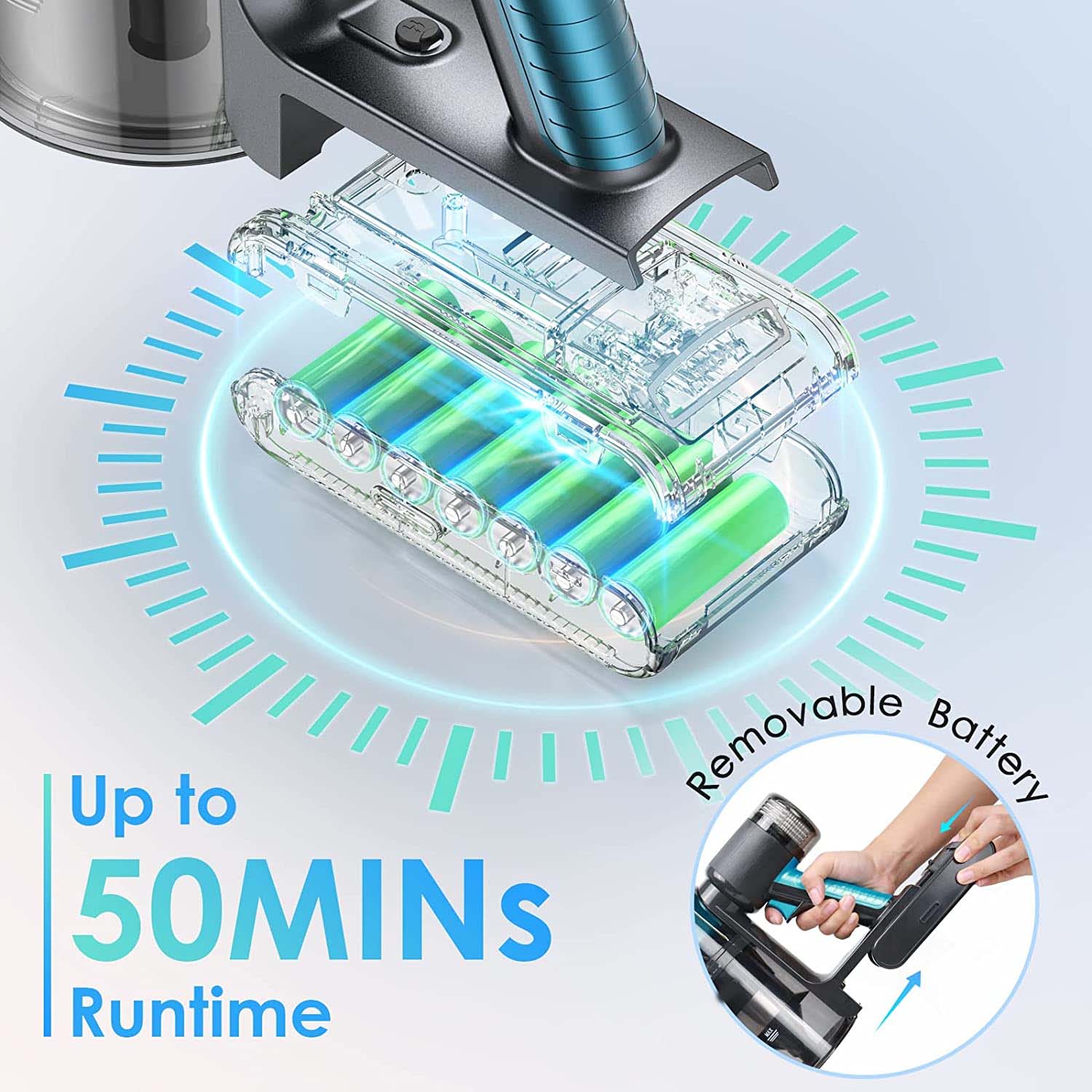 Cordless Stick Vacuum Cleaner 500W