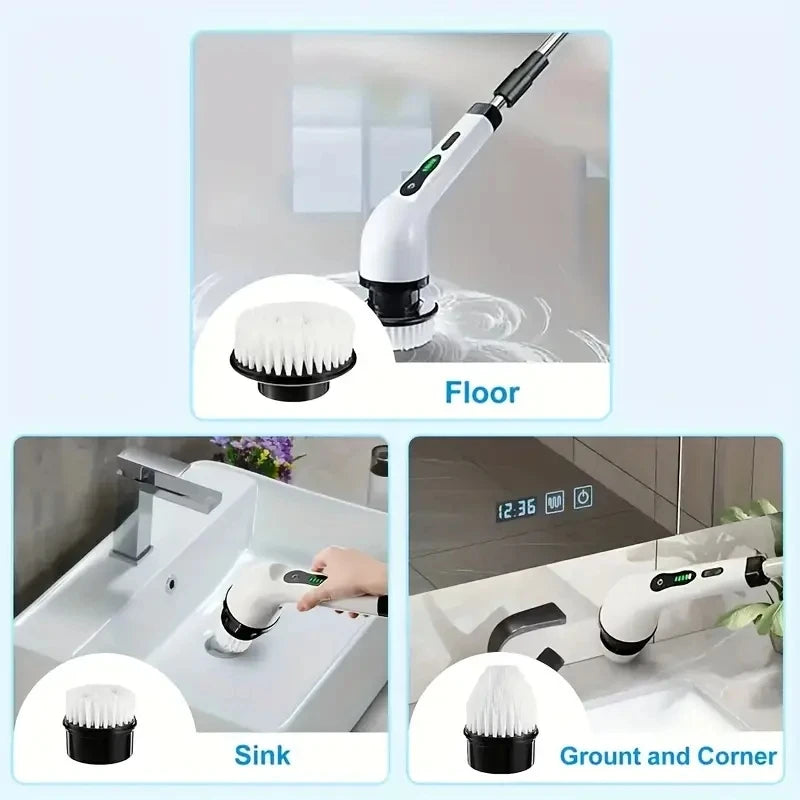 Shop 9-in-1 Electric Cleaning Brush in Saudi Arabia