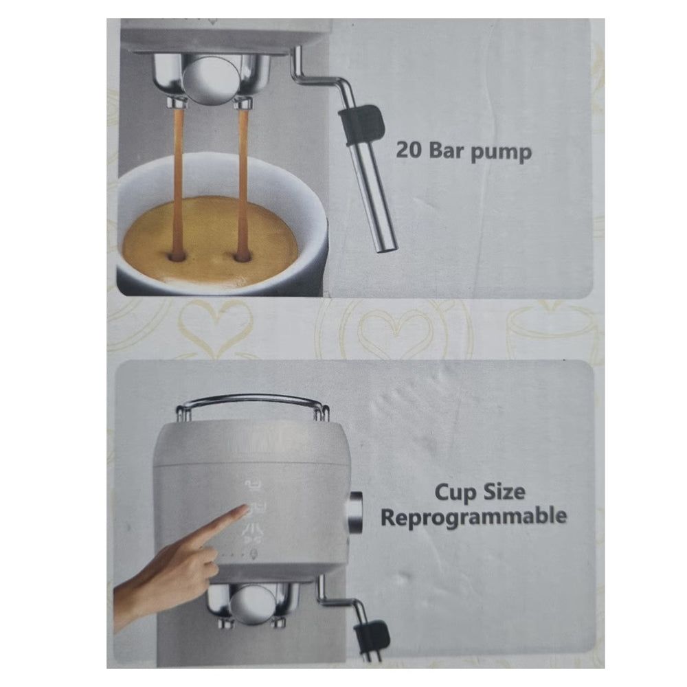 2-in-1 Espresso Coffee Machine