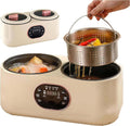 Dual Pot Electric Cooker 1L + 1L in Saudi Arabia