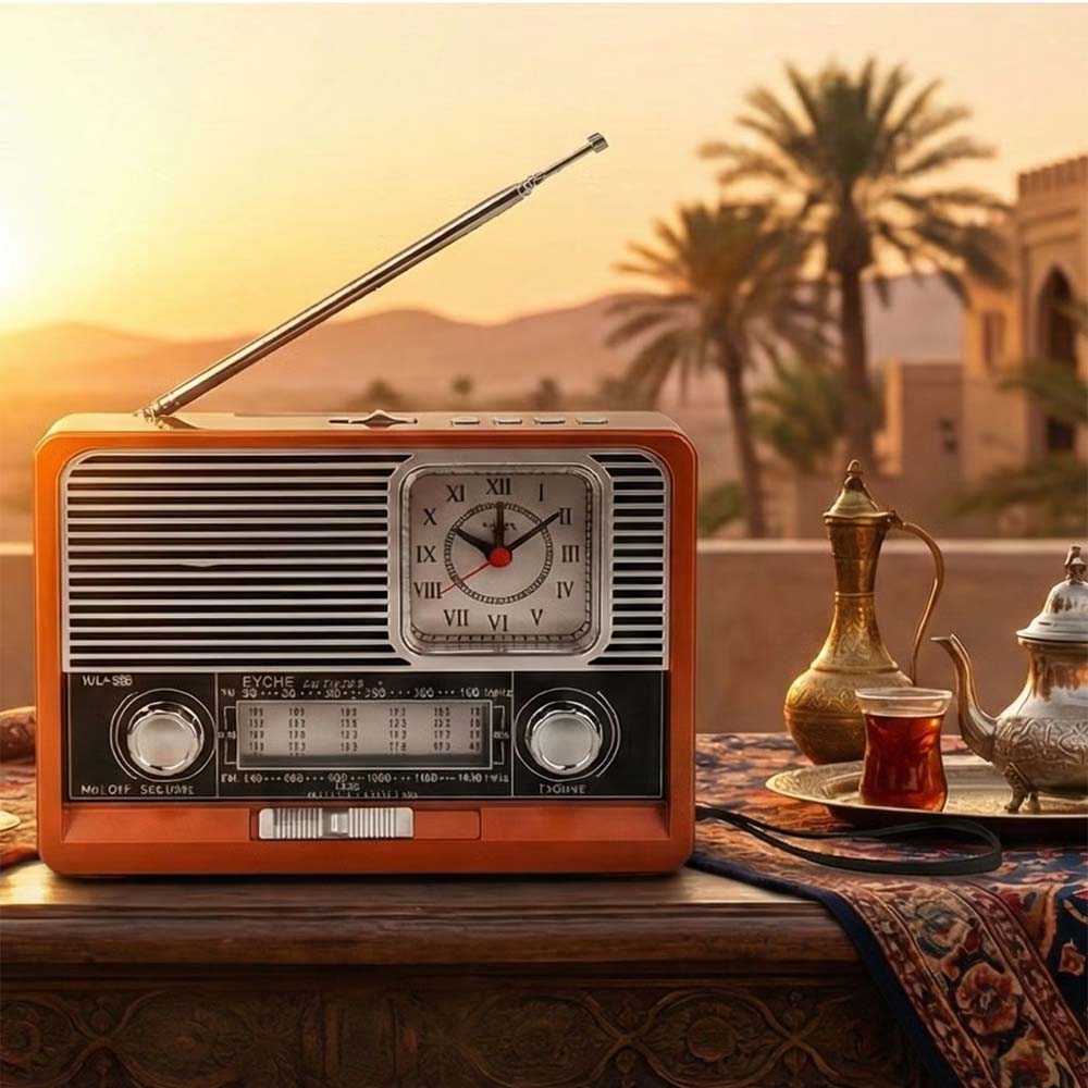 Portable Vintage 8-Band Radio | ShopSaudiNow