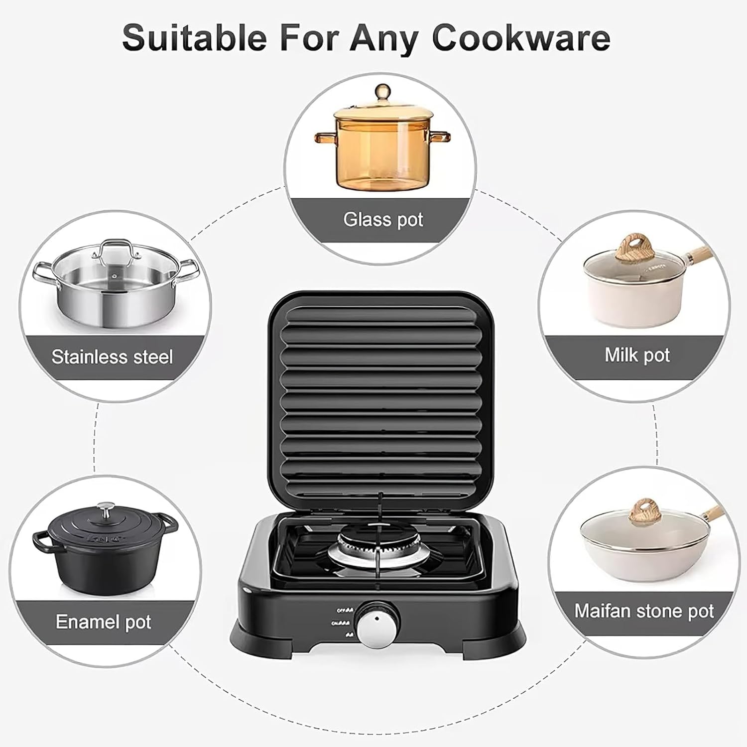 Portable Single Burner Gas Stove