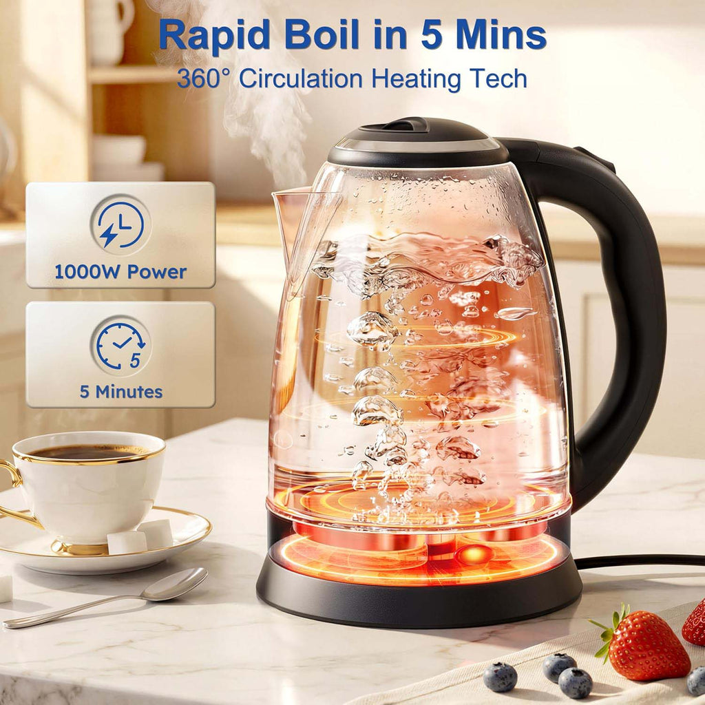 Stainless Steel Electric Kettle 1.8–2.0L in Saudi Arabia
