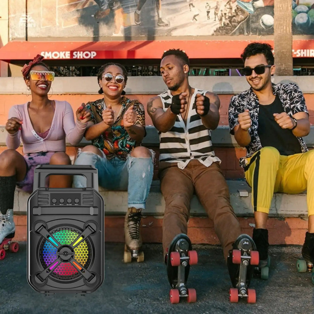 Portable Bluetooth Speaker with 6.5-Inch Driver