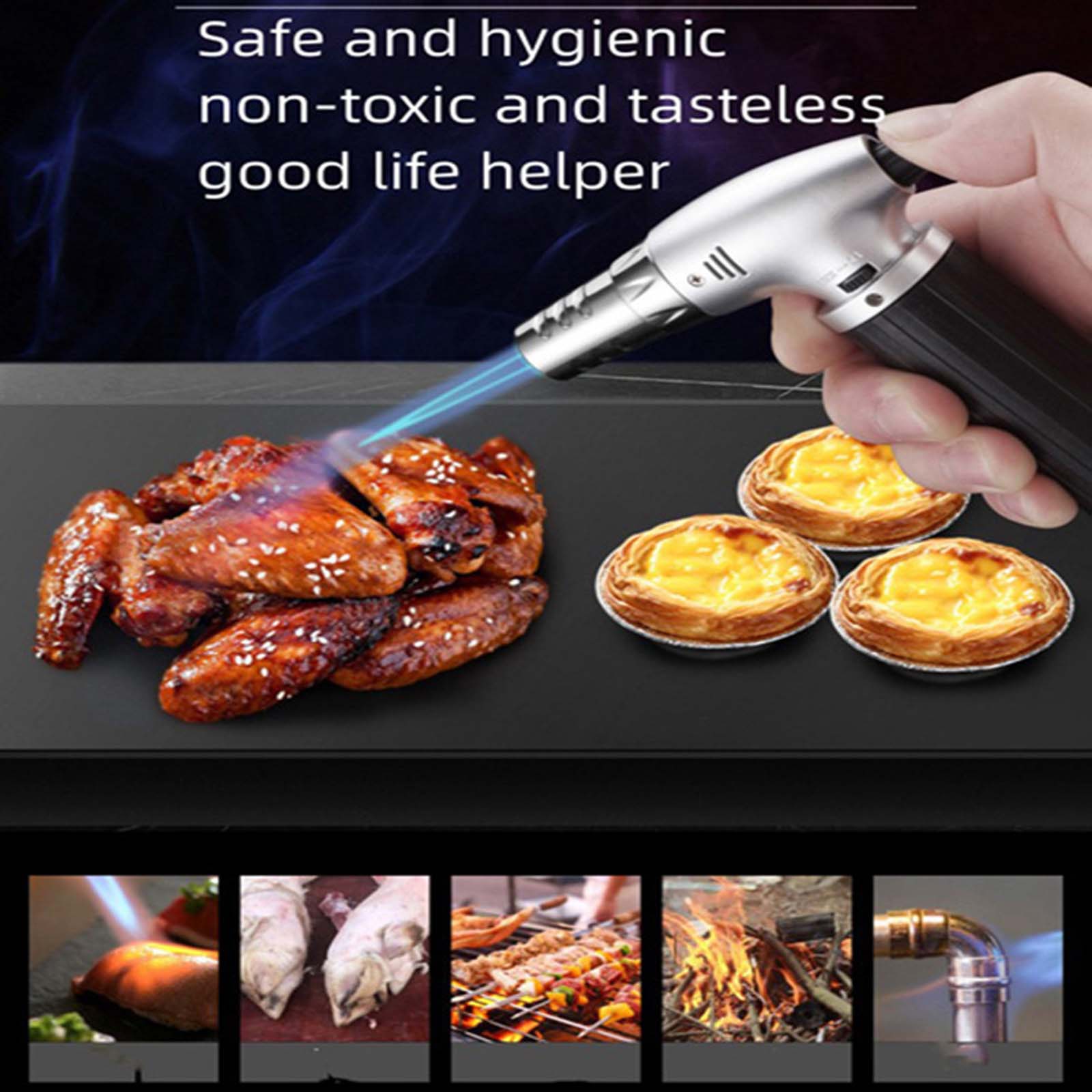 Torch Lighter with Adjustable Flame