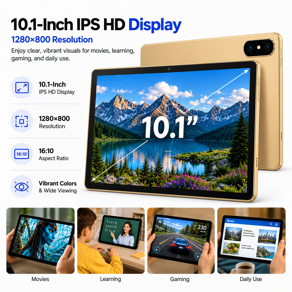 M-42 10.1-Inch IPS Tablet with 8GB RAM