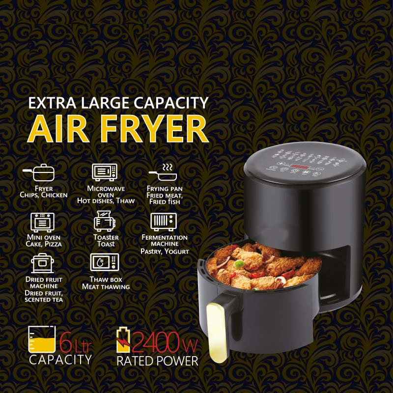 2400W Electric Air Fryer 4L Capacity