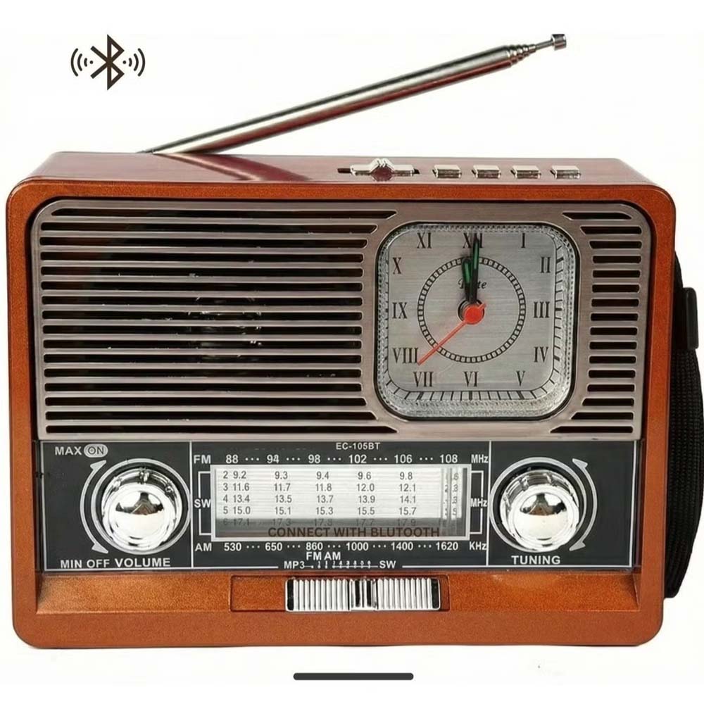 Portable Vintage 8-Band Radio | ShopSaudiNow