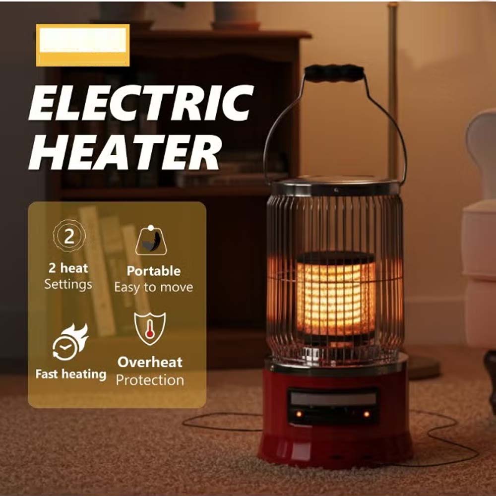 Portable Electric Heater 2000W with Adjustable Temperature Control in Saudi Arabia
