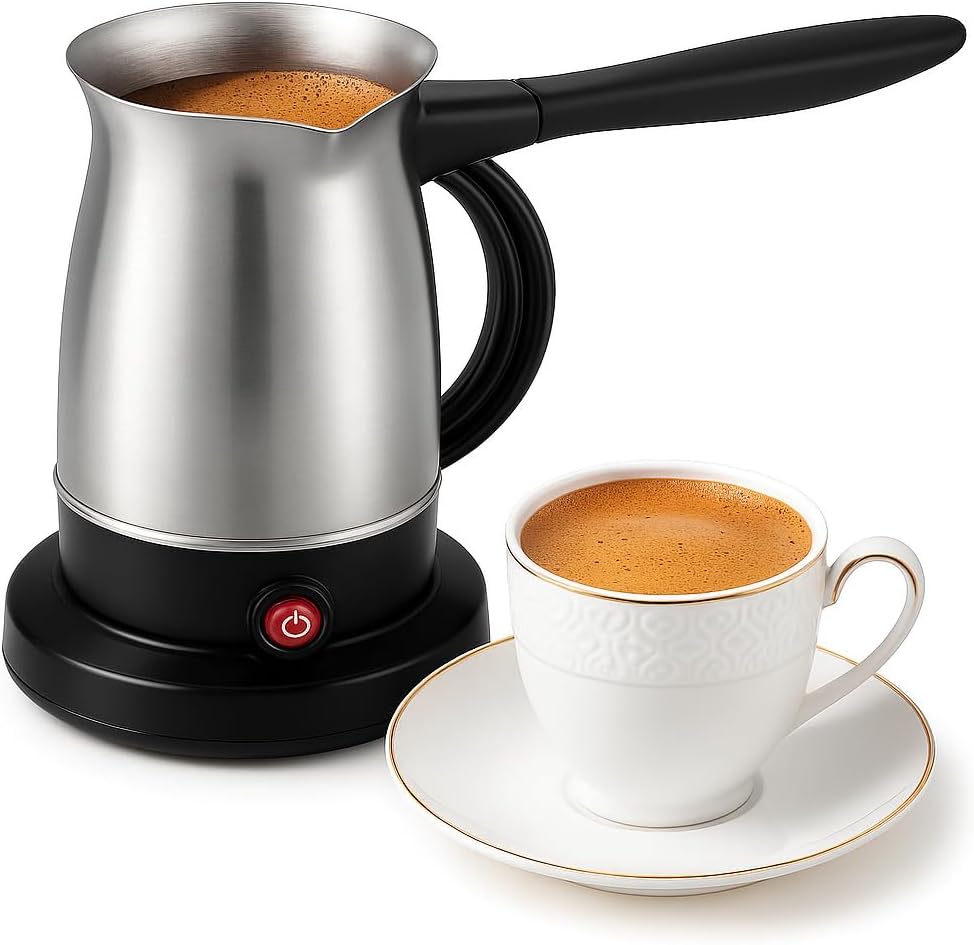 Stainless Steel Electric Coffee Pot 0.5L in Saudi Arabia