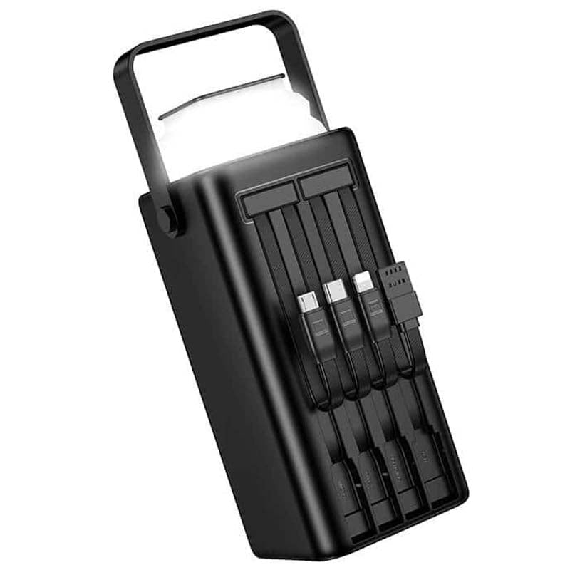 60000mAh High Capacity Power Bank with Built-In Cables in KSA