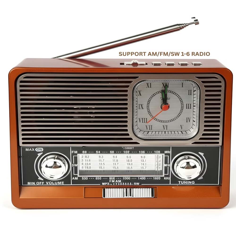 Portable Vintage 8-Band Radio | ShopSaudiNow
