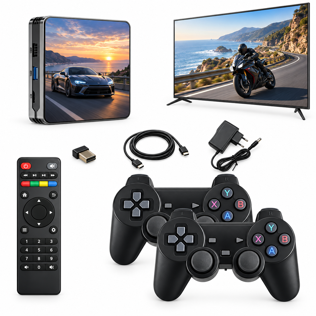 W8 PRO Android TV Game Dual System