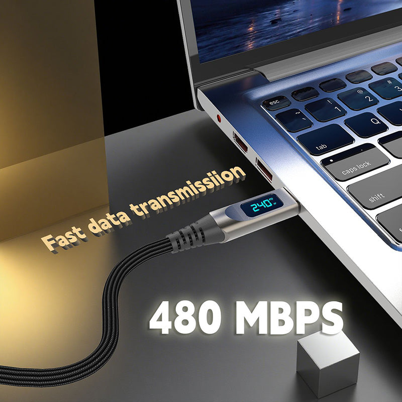 240W USB-C to USB-C Fast Charging Cable