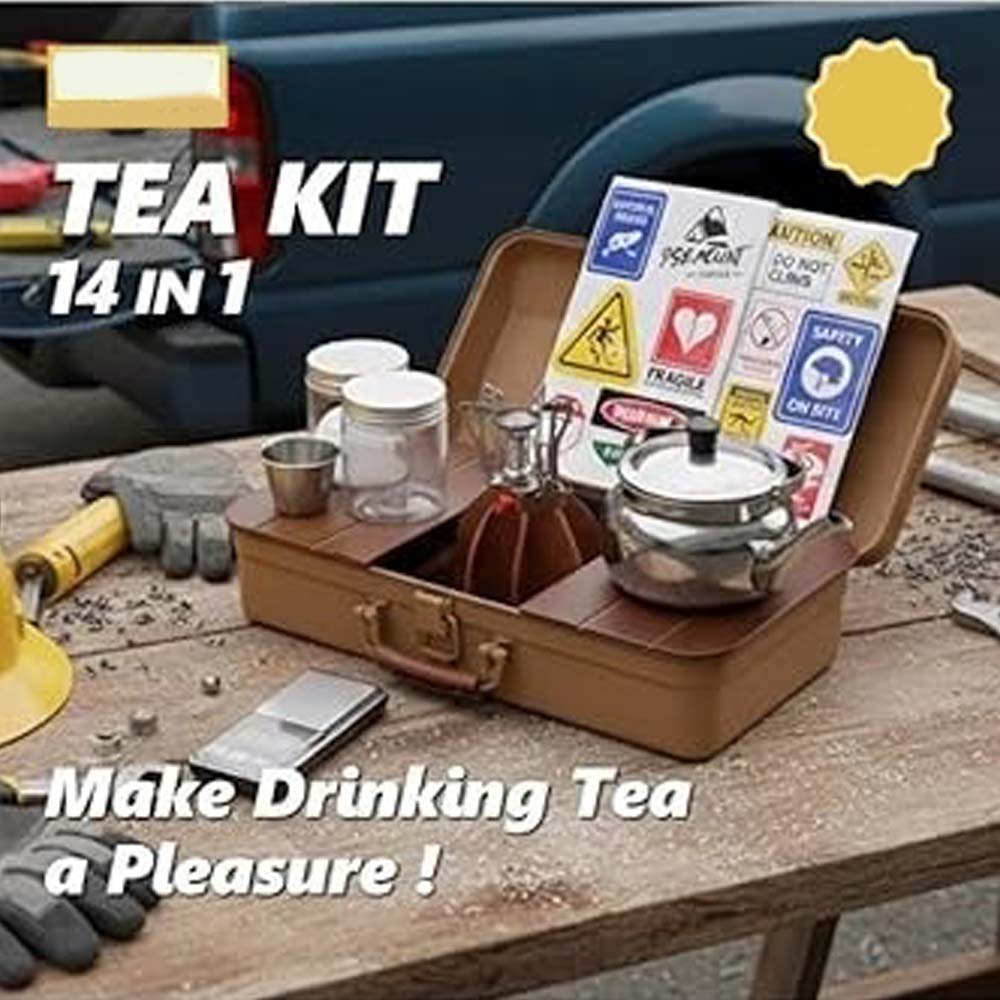 14-in-1 Portable Tea Set for Camping and Travel | Saudi Arabia