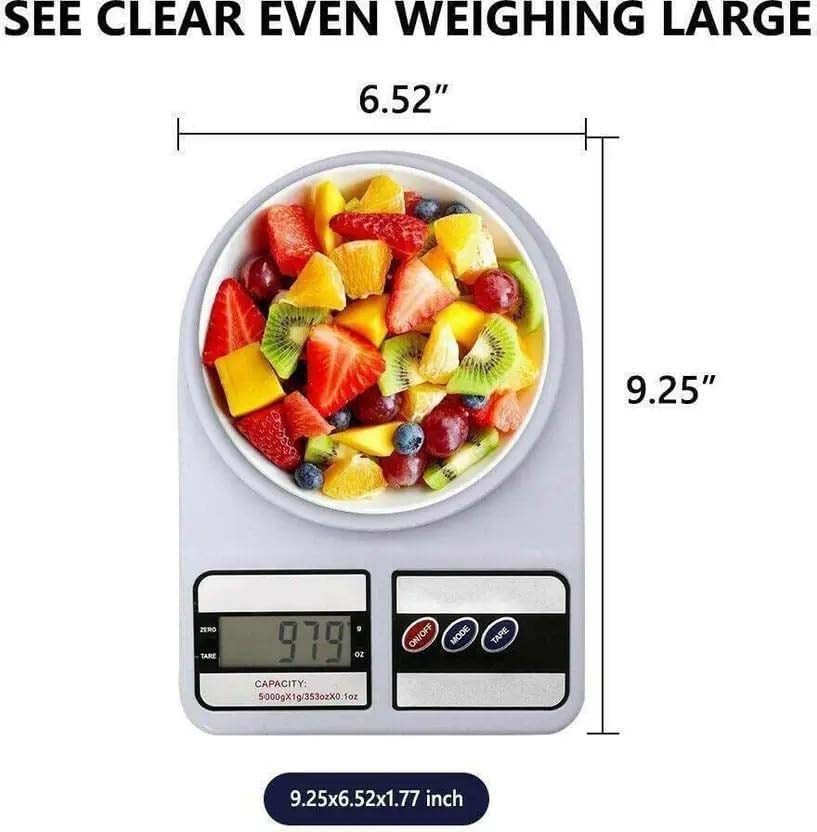 Digital Kitchen Scale with 10kg Capacity