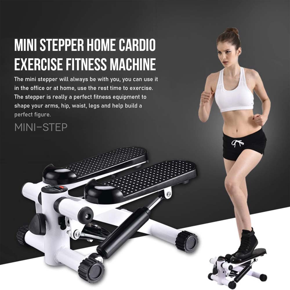 Mini Stepper Exercise Machine with Resistance Bands | Saudi Arabia