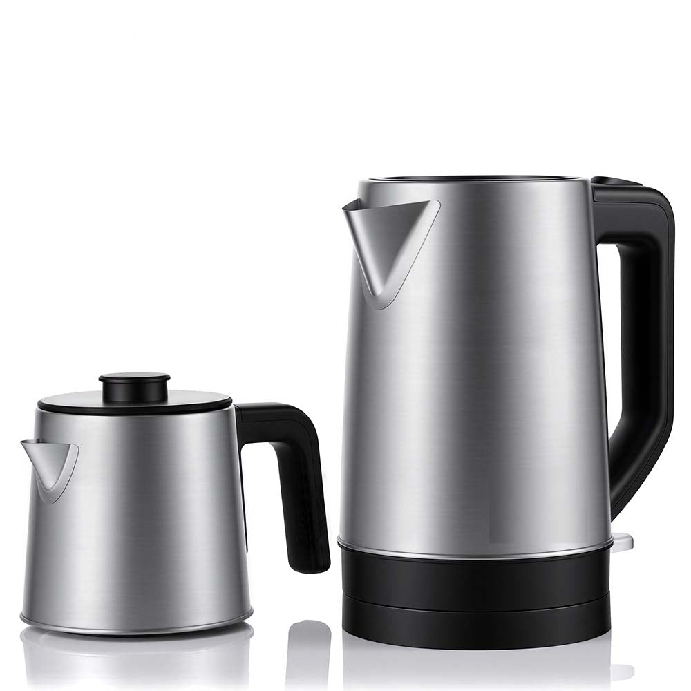 Double Electric Kettle 2200W Stainless Steel in Saudi Arabia