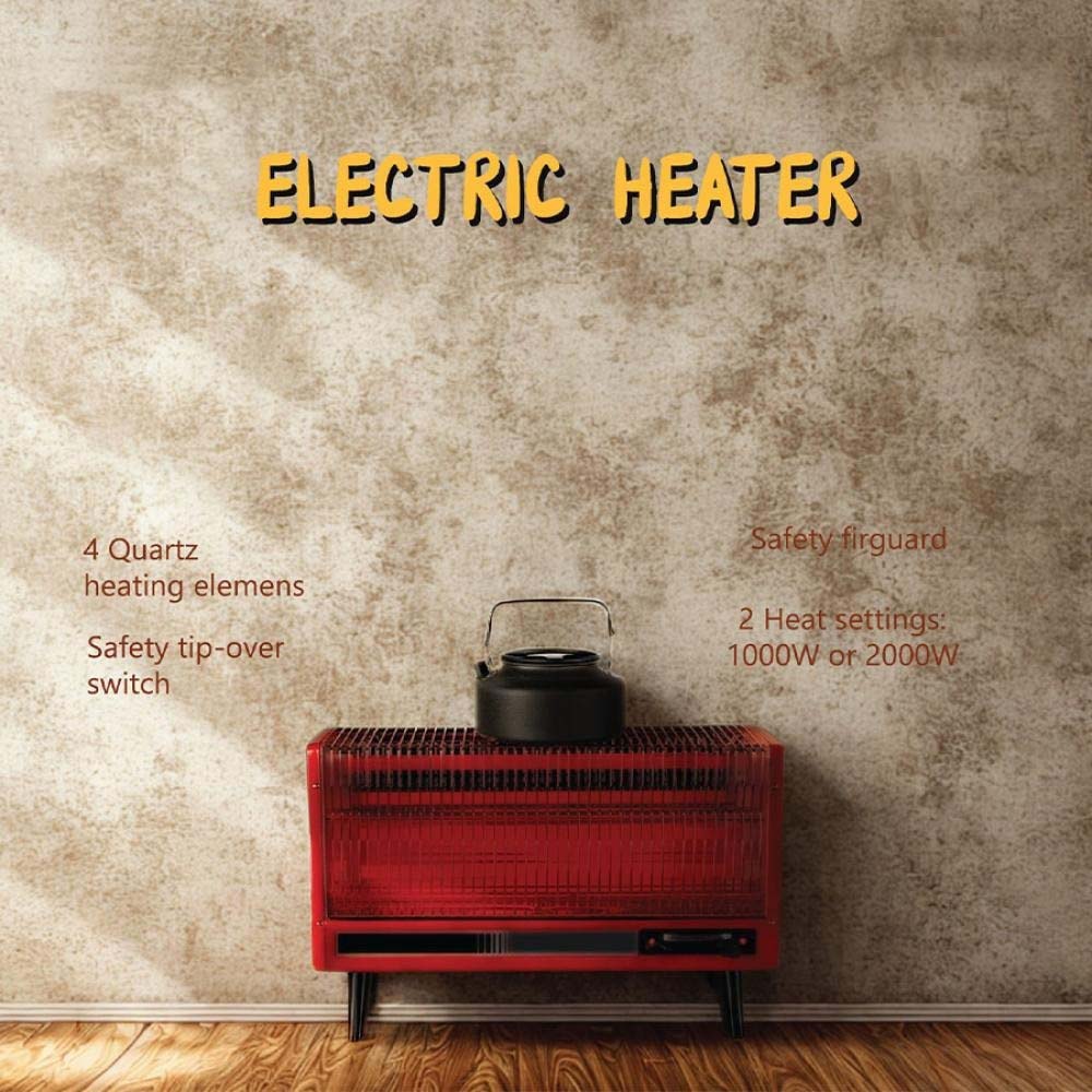 Electric Space Heater with Adjustable Thermostat in Saudi Arabia