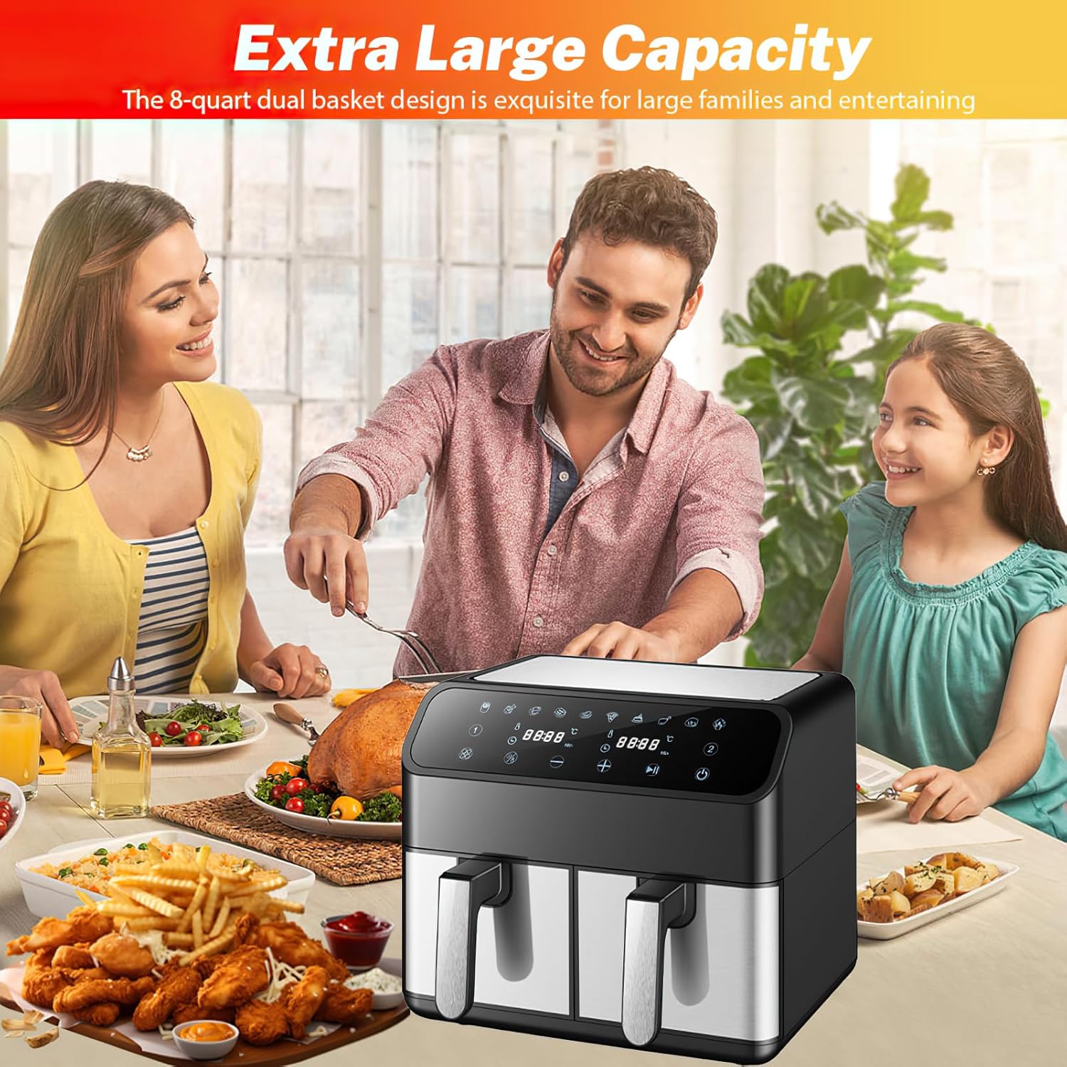 DUAL BASKET AIR FRYER