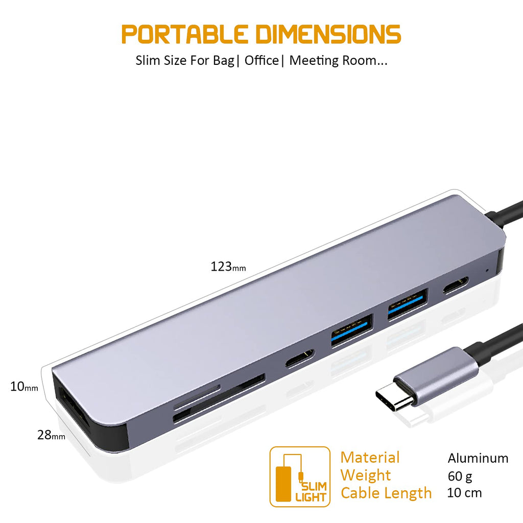 7-in-1 USB-C to HDTV Multiport Adapter