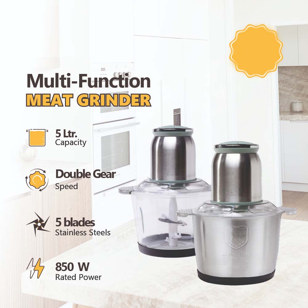 MULTIFUNCTIONAL ELECTRIC MEAT GRINDER AND FOOD PROCESSOR