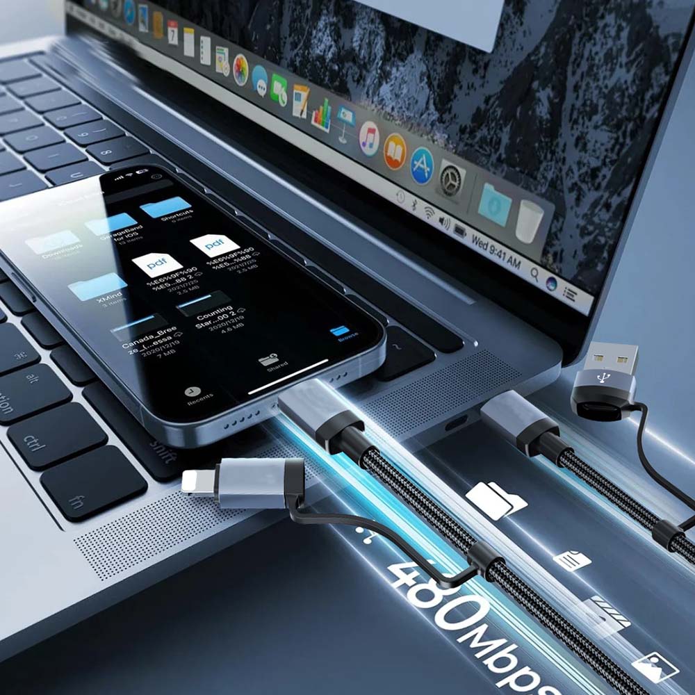 4-in-1 Magnetic Fast Charging Cable Kit