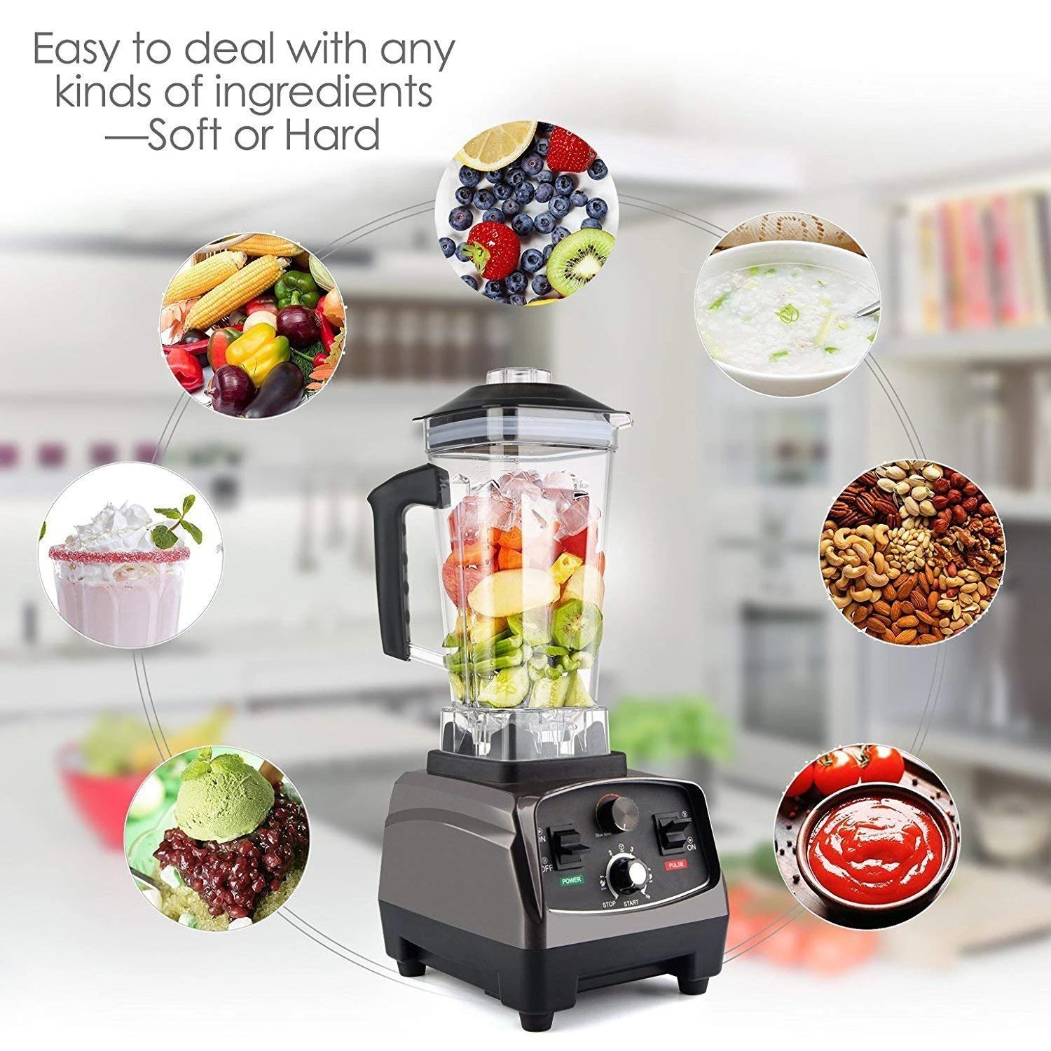High Power Blender 2L Capacity