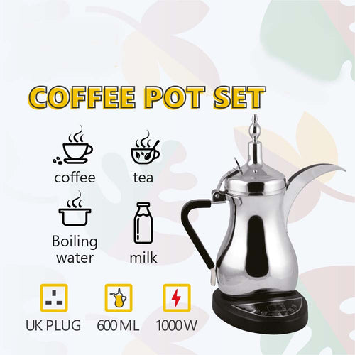 1L ELECTRIC COFFEE AND TEA POT SET
