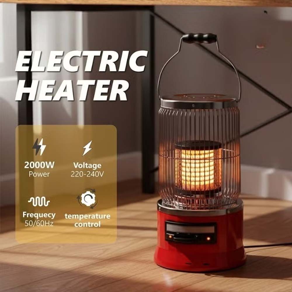 Portable Electric Heater 2000W with Adjustable Temperature Control in Saudi Arabia