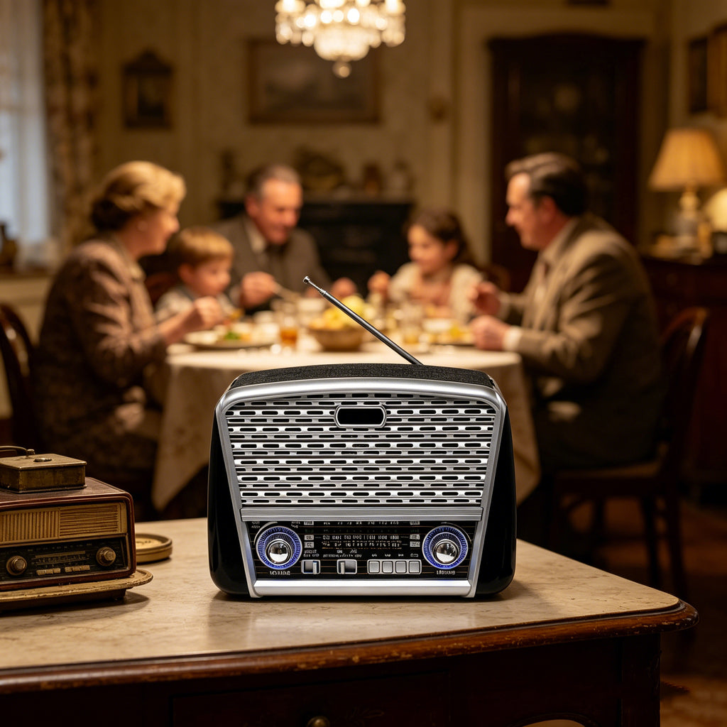 Portable Hi-Fi Radio Speaker with AM/FM Bands