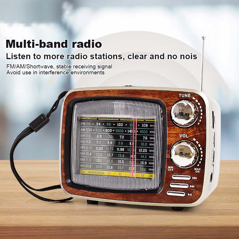Vintage AM/FM/SW Radio with Bluetooth Speaker | ShopSaudiNow