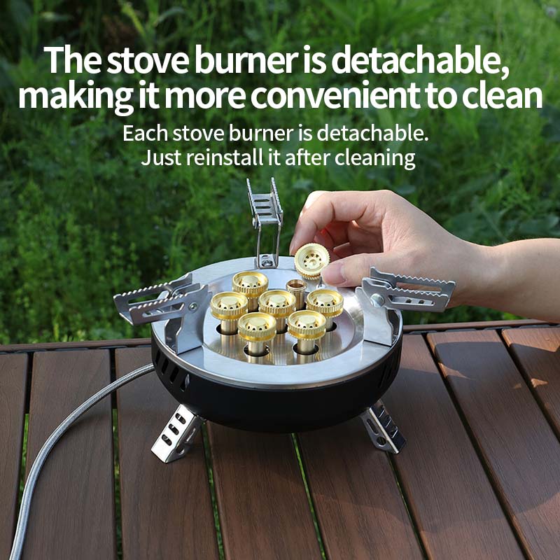 Portable Three-Core LPG Gas Stove | Saudi Arabia