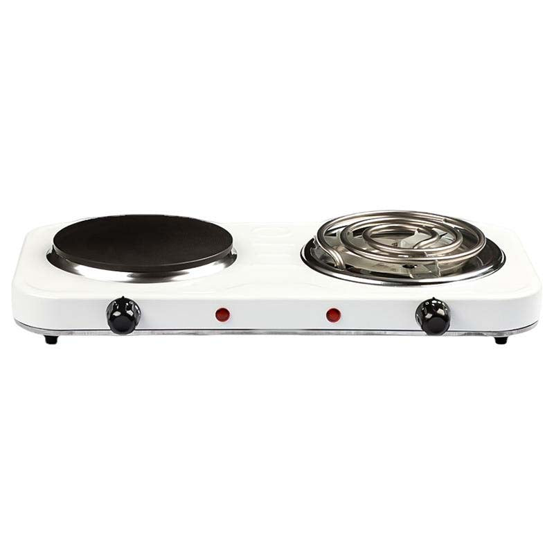Double Electric Stove with Cast Iron Plates