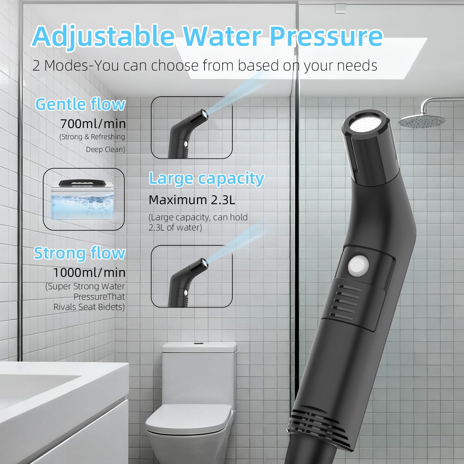 Portable Rechargeable Handheld Bidet Sprayer in Saudi Arabia